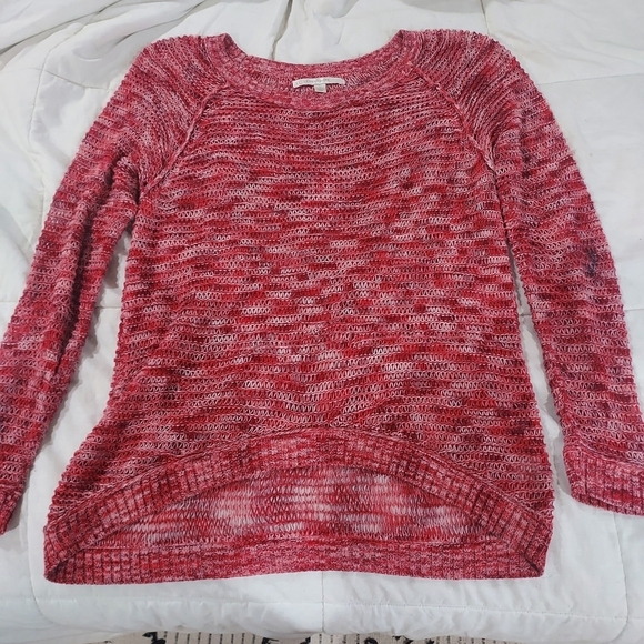 LC Lauren Conrad Sweaters - LC Lauren Conrad Textured Red Sweater